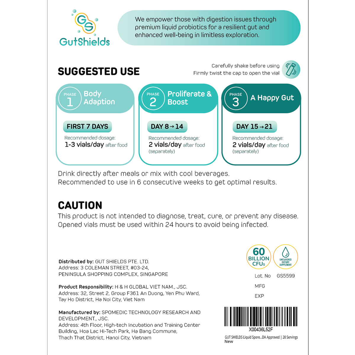 Liquid Spore Probiotic Subscription